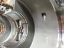 IQR cross shaft and worming gear